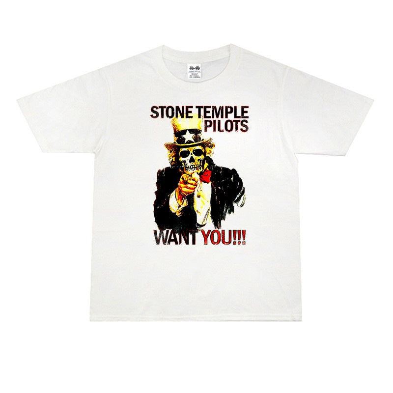 Rock Star T Shirt Stone Temple Pilots Band Washed Distressed T-shirt