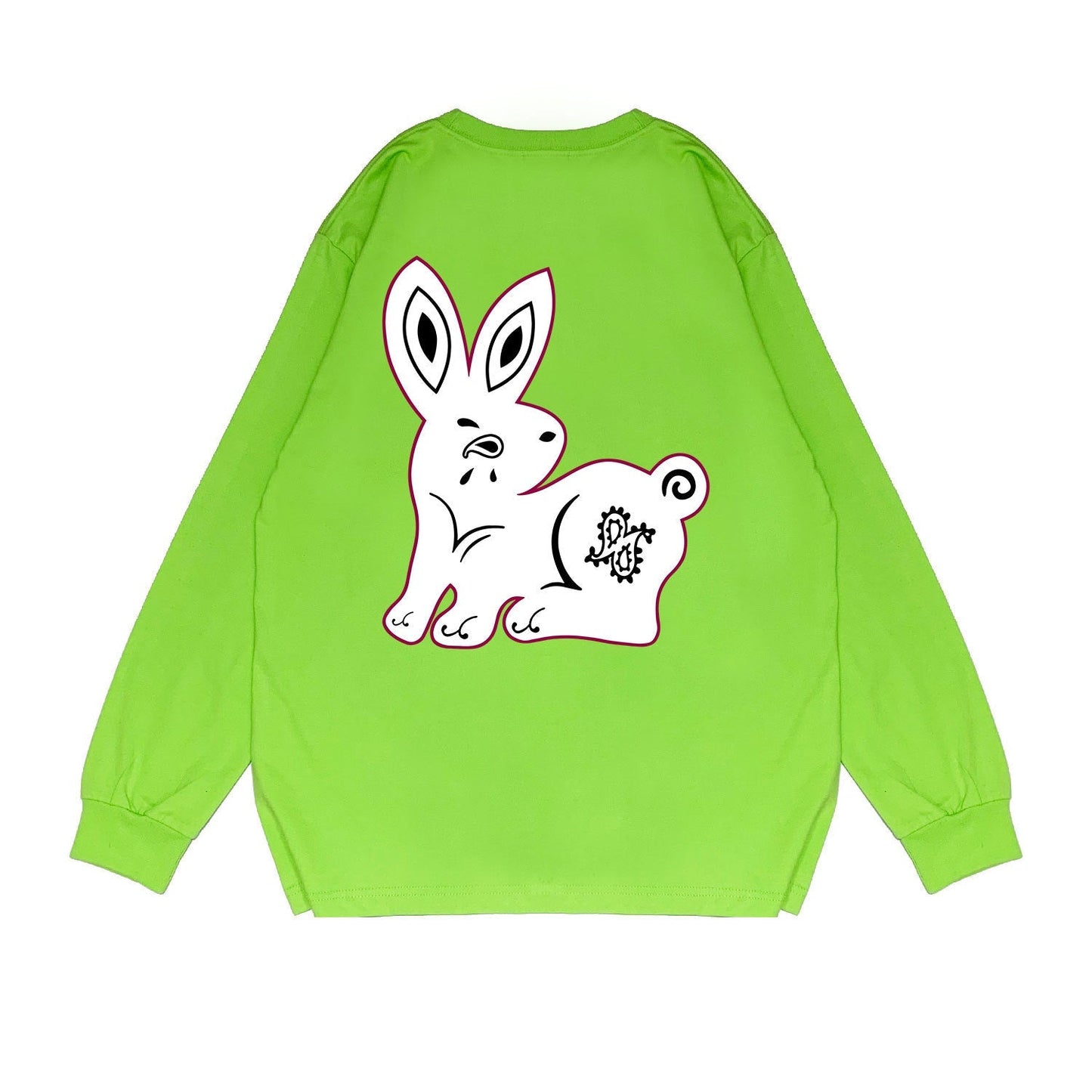 Amiri Long-Sleeve Shirt Creative Bunny Printed Casual Long-Sleeve Shirt