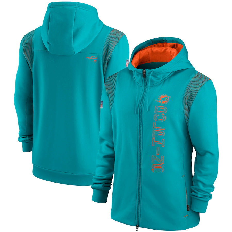 NFL Hoodie NFL Football Jacket Men's Cardigan Zip Hoodie