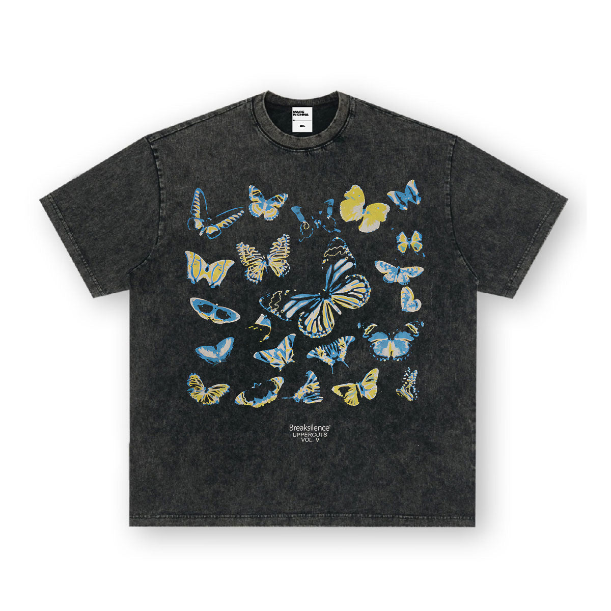 Vintage T-shirts Printed Short Sleeve T-Shirts Washed and Old Fall