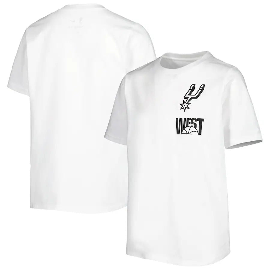 NBA T-Shirts Outdoor Sports T-Shirt Men's NBA Spurs Basketball Jacket Short Sleeve