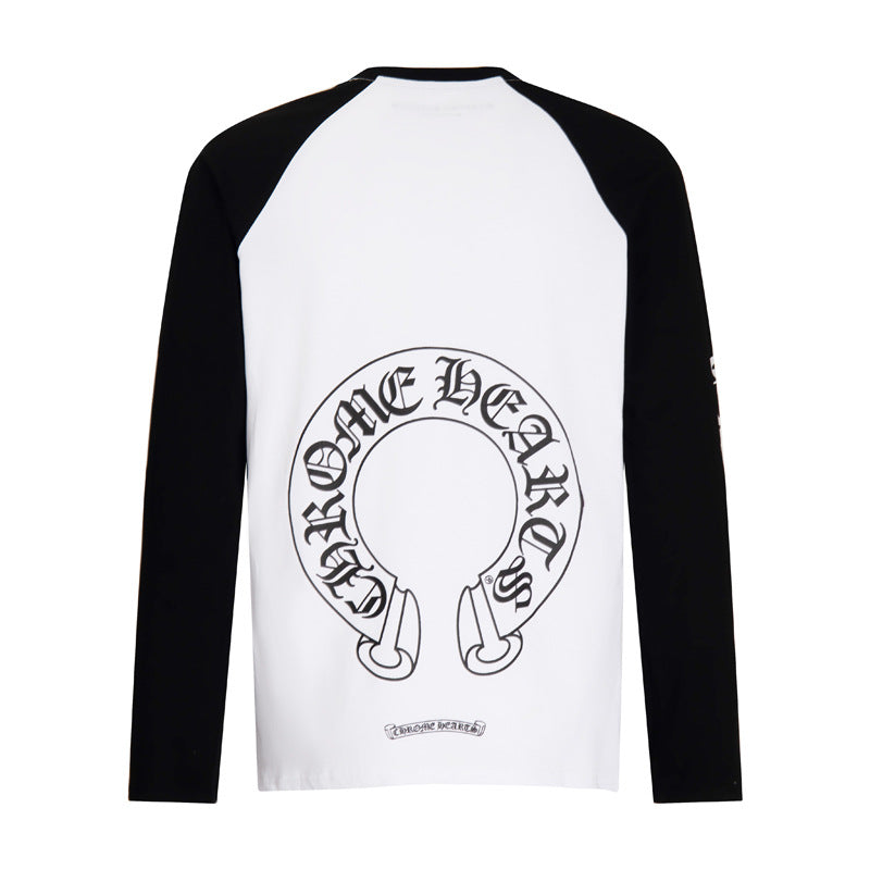 Chh Chrome Heart Long Sleeve Shirt Unisex Fashion Loose Long Sleeve Shirt