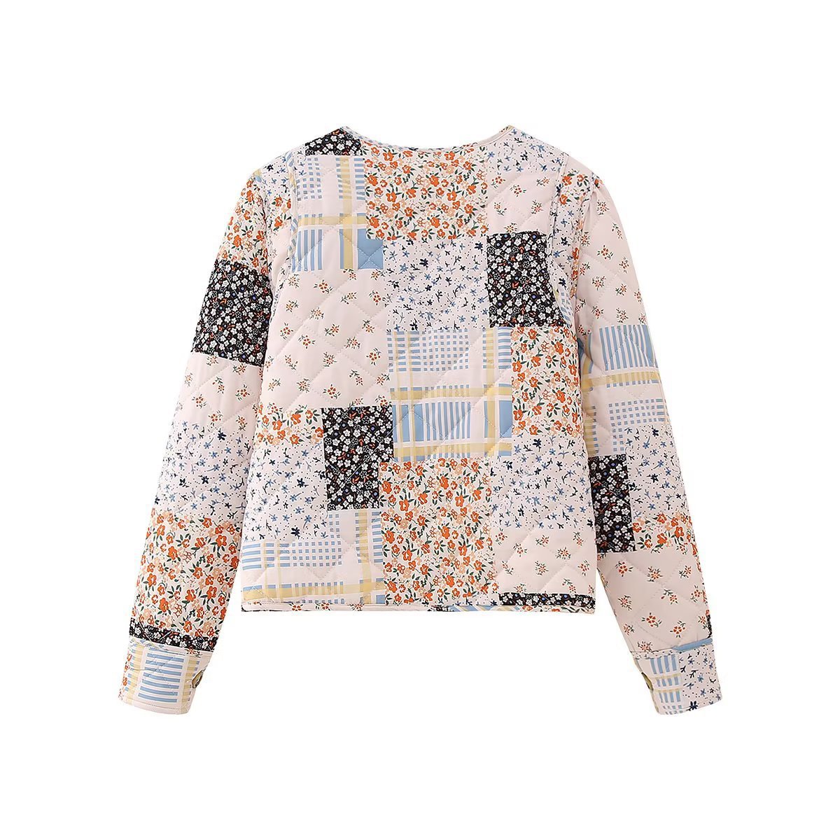 Women Cotton Coat Vintage Floral Coat