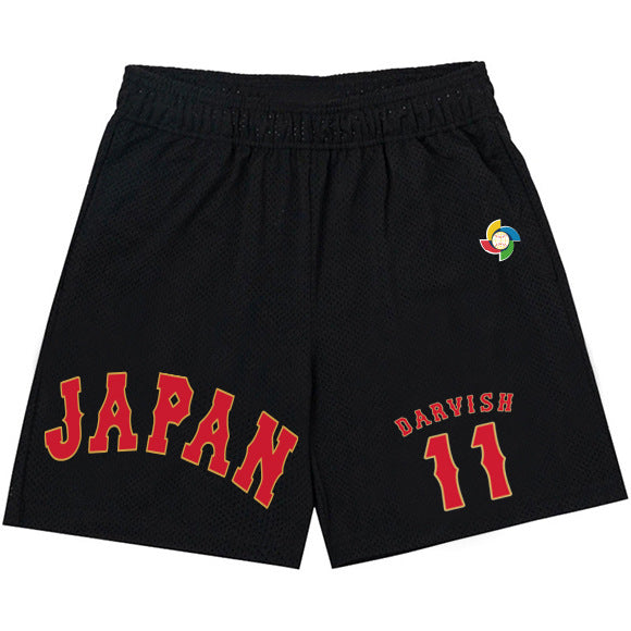 MLB Shorts WBC Otani Shohei No. 16 Ball Shirt Shorts Men's Summer Beach Pants Sports
