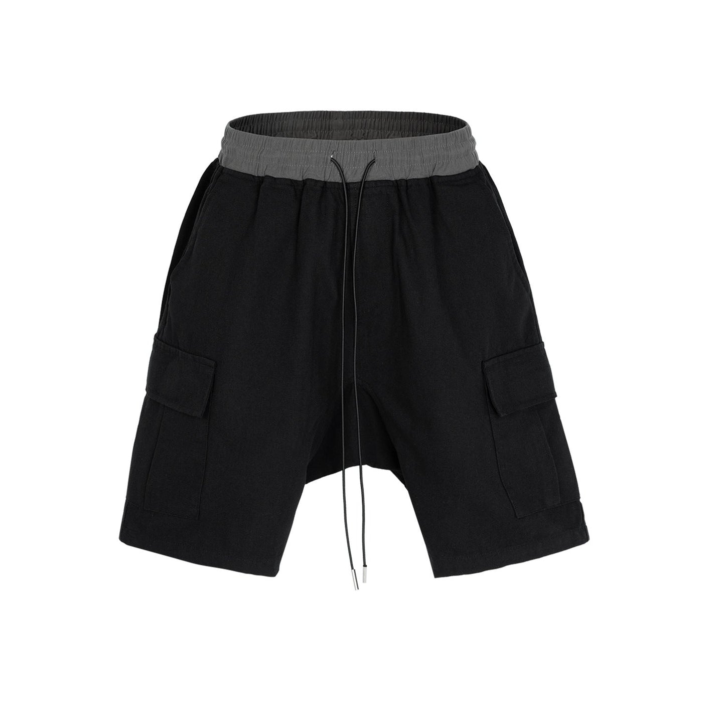 MIJKO Mens Shorts Drawstring Casual Unisex Shorts