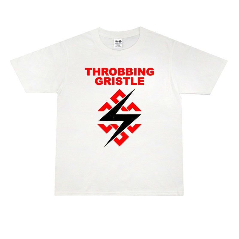 Rock Star T Shirt Experimental Music Industrial Rock Throbbing Gristle Printed T-shirt Men and Women