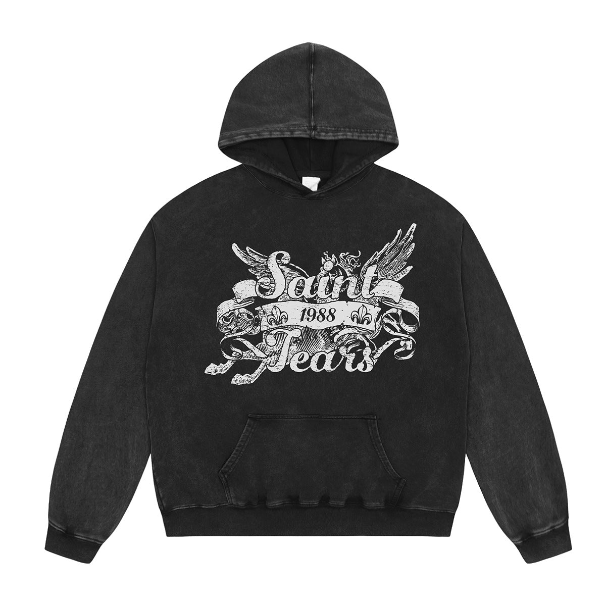 Unisex Hoodies Saint Michael Old Loose Hoodie