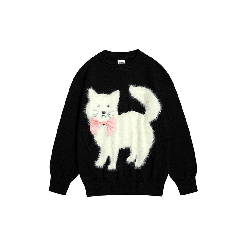 Women Sweater Sweet Idle Style Soft Knitted Sweater All-Matching