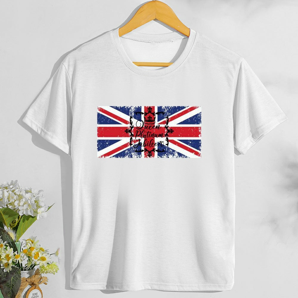 Inspired by Queen's Platinum Jubilee 2022 Elizabeth 70 Years T-shirt T-shirt plus Size Loose