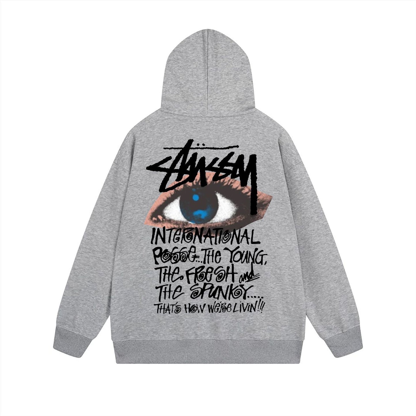 Stussy Hoodie Zip Cardigan Hooded Sweater