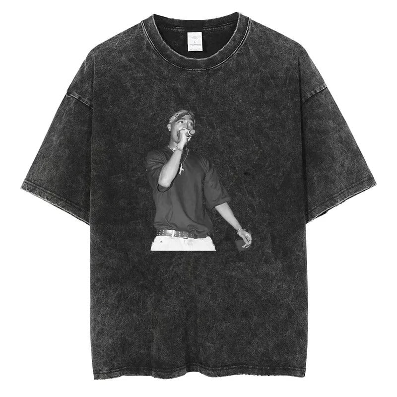T-shirts Quality Cotton Vintage T shirt Y2K Haraju
