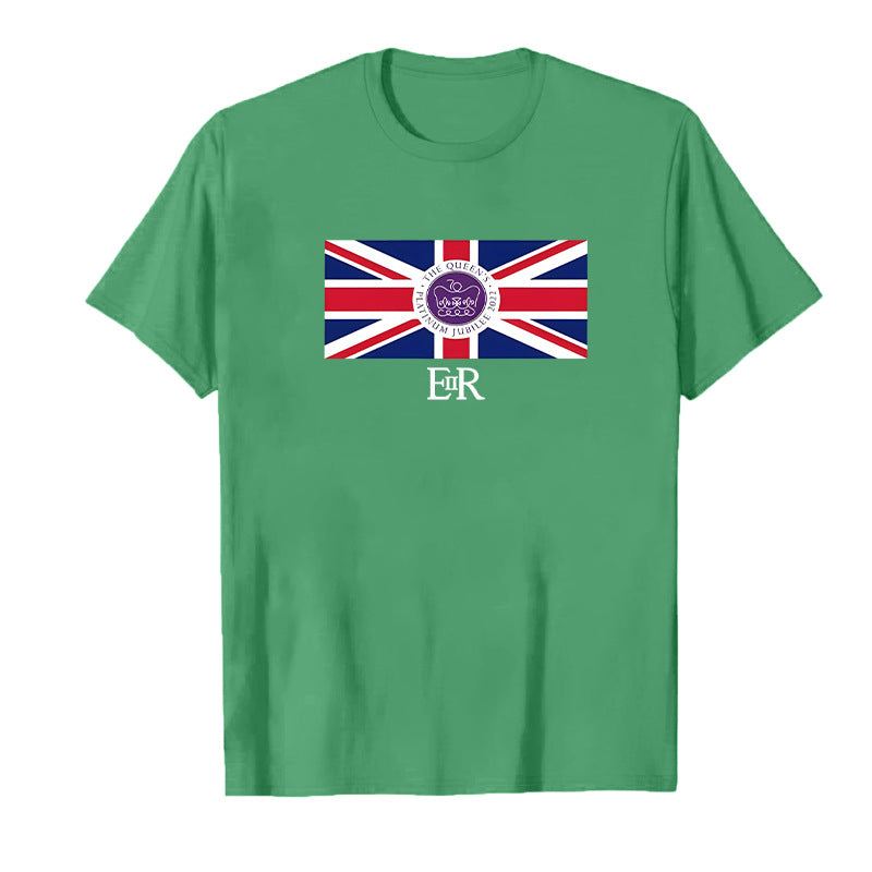 Inspired by Queen's Platinum Jubilee 2022 Elizabeth 70 Years T-shirt Graphic Print Crew Neck Short Sleeve T-shirt