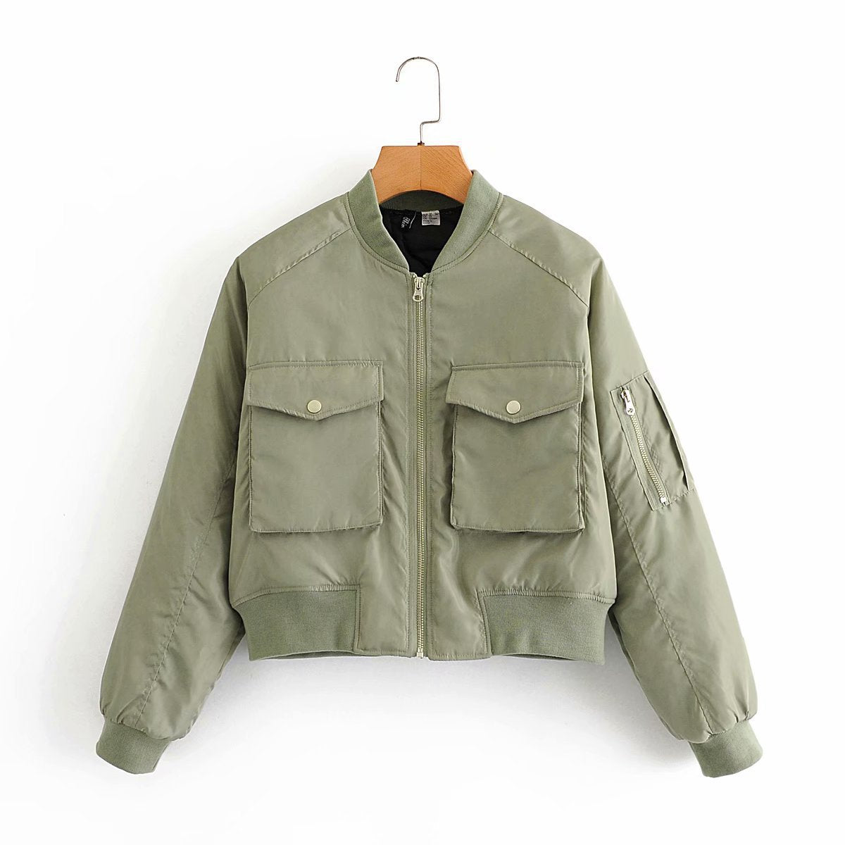 Women Cotton Coat Fashion Baseball Uniform with Cotton