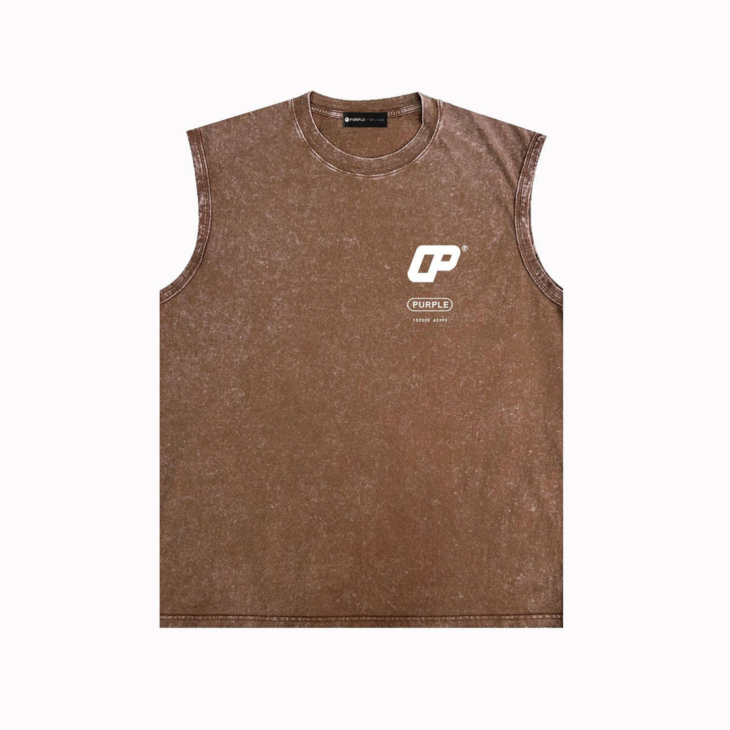 Purple Brand Distressed Tank T Shirts Distressed Sleeveless T-shirt Vest
