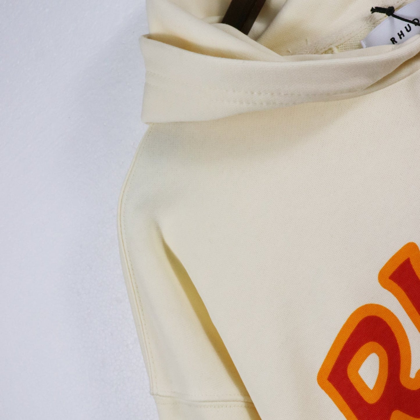 Rhude Hoodie Speedboat Plaid Sleeve Vintage Printed Hooded Sweater Jacket