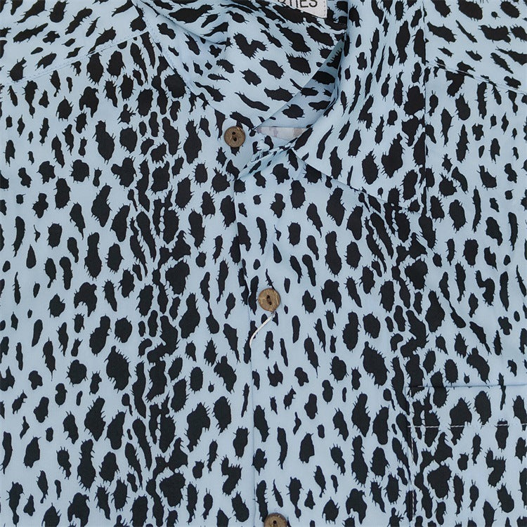 GUILTYPARTIES TIGER Shirts Leopard print, Hawaiian long sleeve shirt