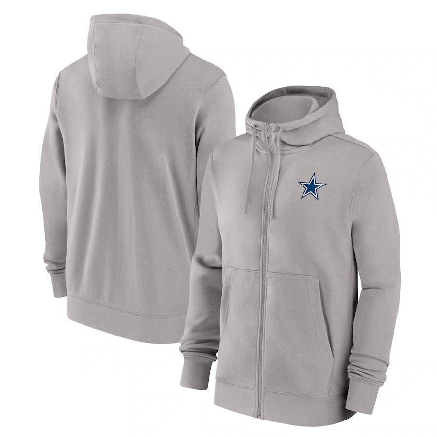 NFL Hoodie Autumn Cardigan Zip Hoodie Casual Sports NFL