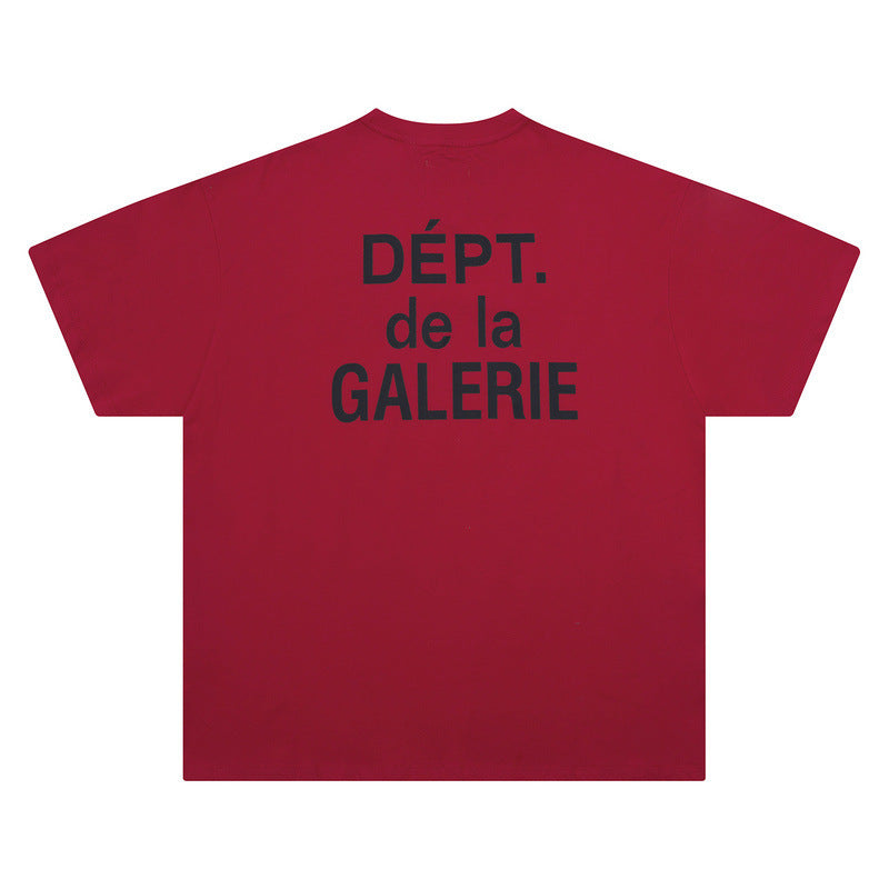 Gallery Dept T-Shirt Alphabet Slogan Short Sleeve T-Shirt