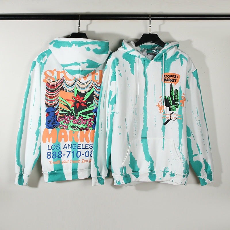 Cactus Flea Market Hoodie Fall/Winter Hip Hop Hooded Sweatshirt Loose Hat