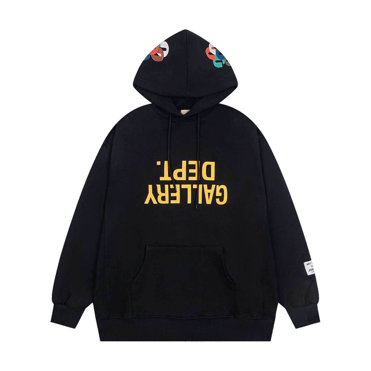Gallery Dept Hoodie Embroidery Letter Inverted Print Hooded Sweater