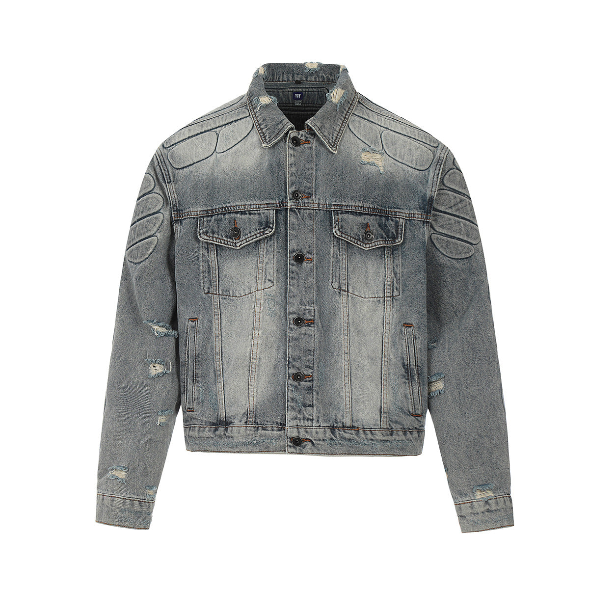 Unisex Denim Jacket Kanye Same Style Denim Jacket