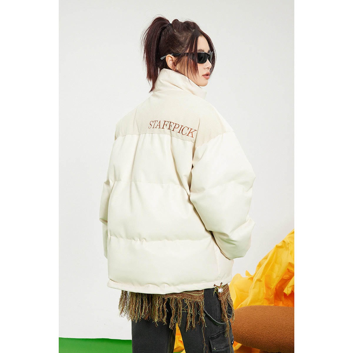 Unisex Coat Unisex Thickened Warm-Keeping Cotton Clothing