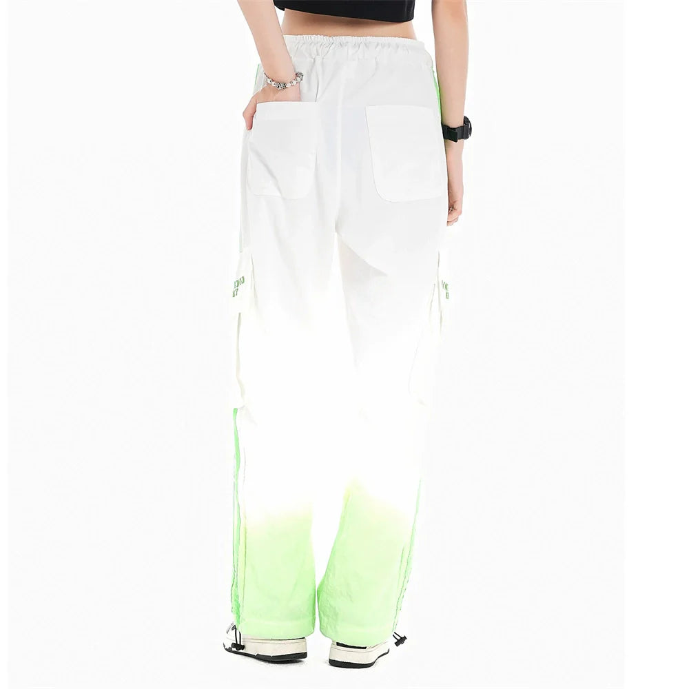 Men Sweatpants Casual Pants Men Straight-Leg Trousers Spring/Summer Workwear with Pocket Elastic Waist Baggy Pants