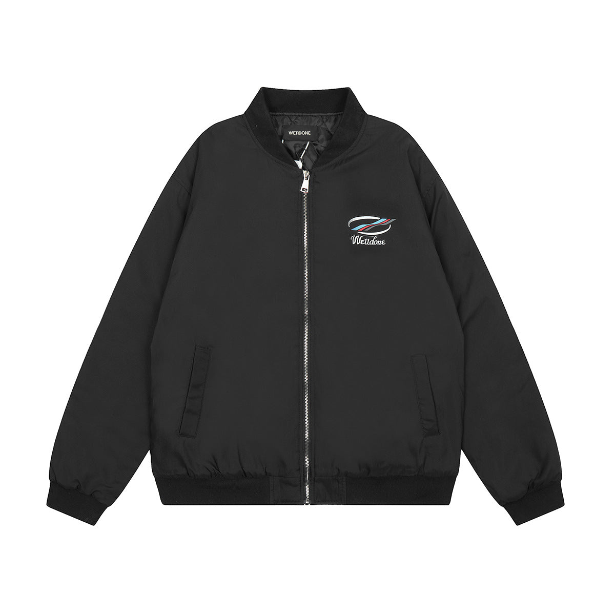 Unisex Baseball Jersey We11done Simple Loose Casual Jacket