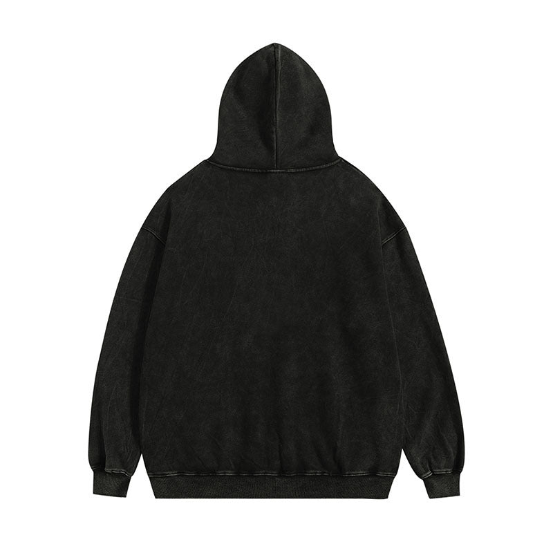 Men Hoodie Vintage Printed Hoodie Men's and Women's Oversize Couple Hoodie