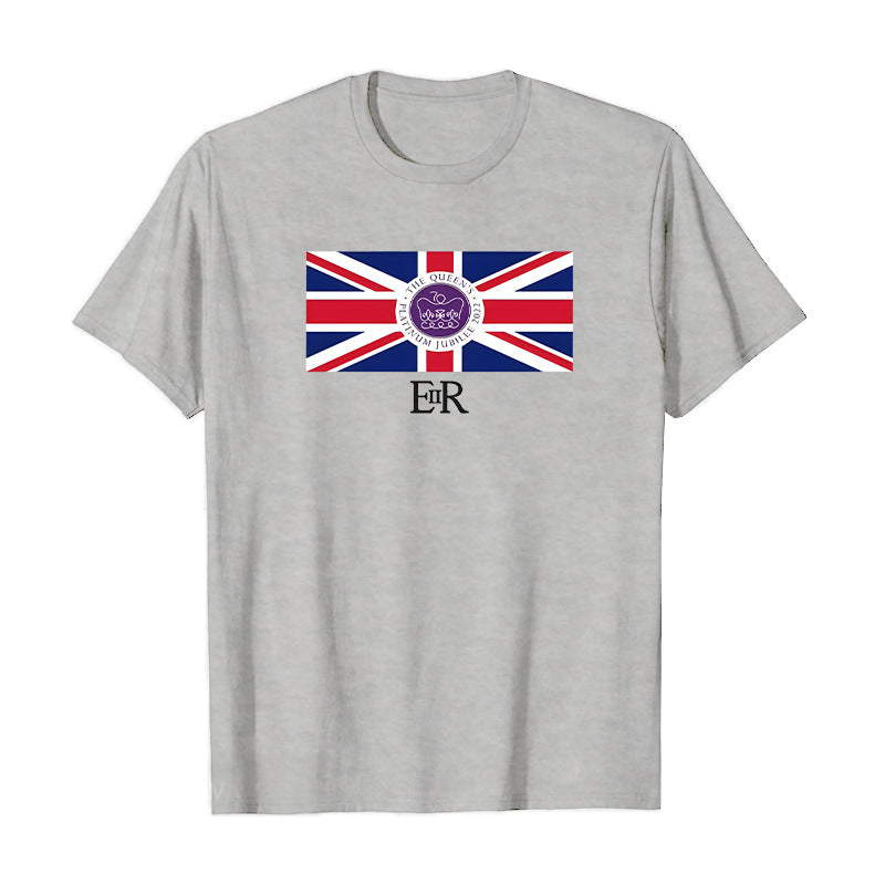 Inspired by Queen's Platinum Jubilee 2022 Elizabeth 70 Years T-shirt Graphic Print Crew Neck Short Sleeve T-shirt