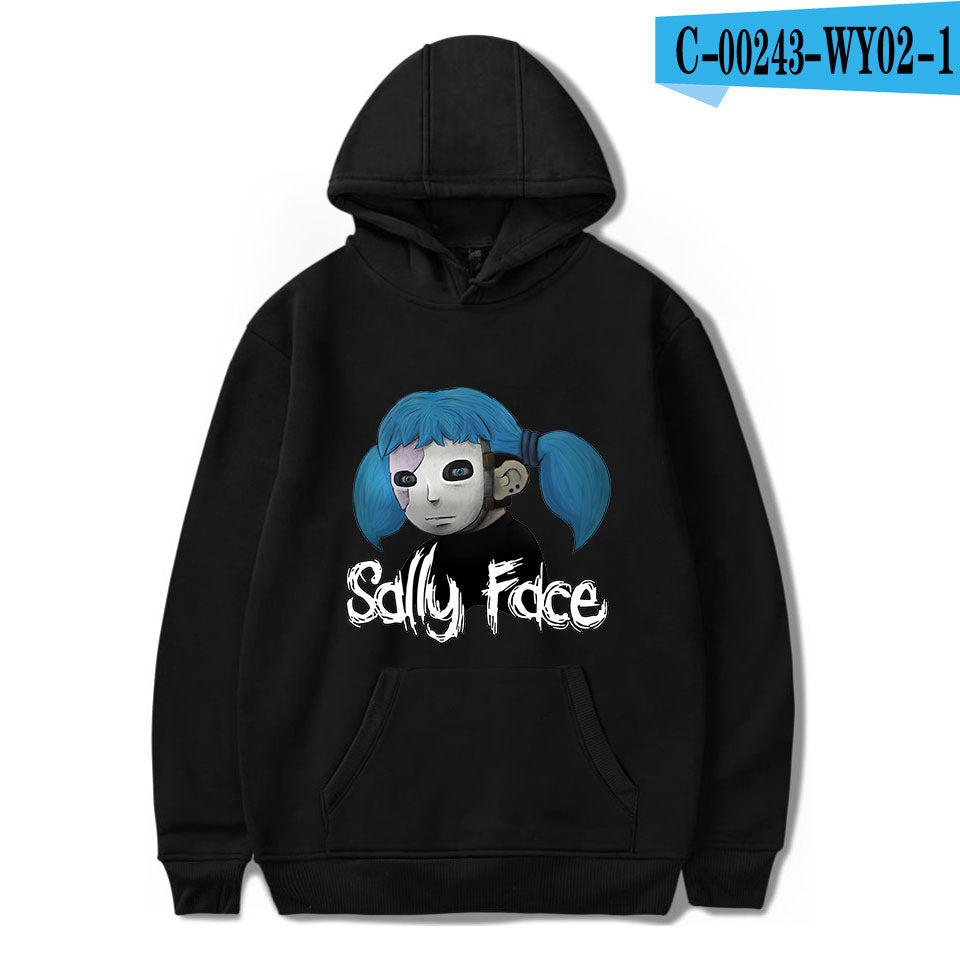 Sally Face Hoodie Game Character Printing Fashion Personality