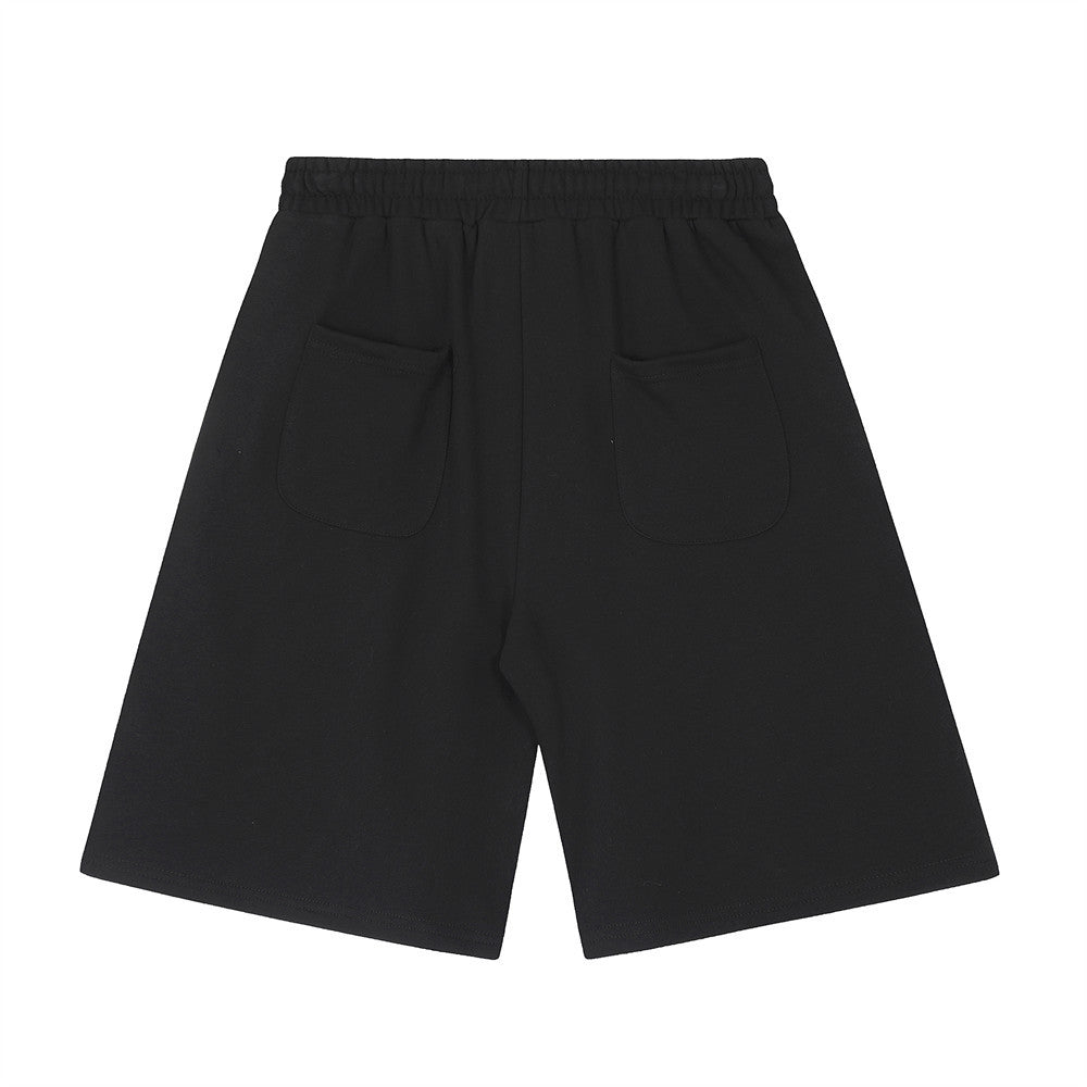 Men Shorts Summer Casual Sports Loose Striped Stitching