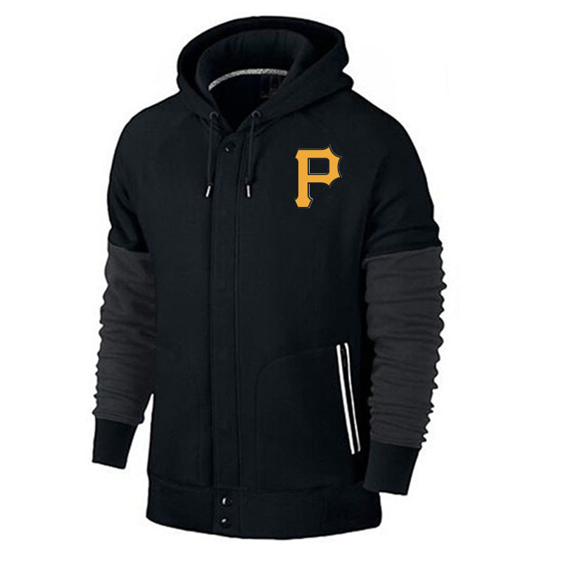 MLB Hoodie baseball jersey hoodie MLB hooded sweater men's cardigan top (Part 2)