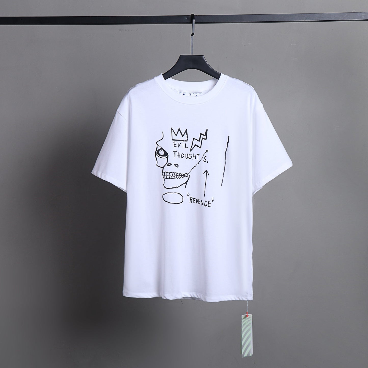 Ow T Shirts Witch Crown Graffiti Men and Women
