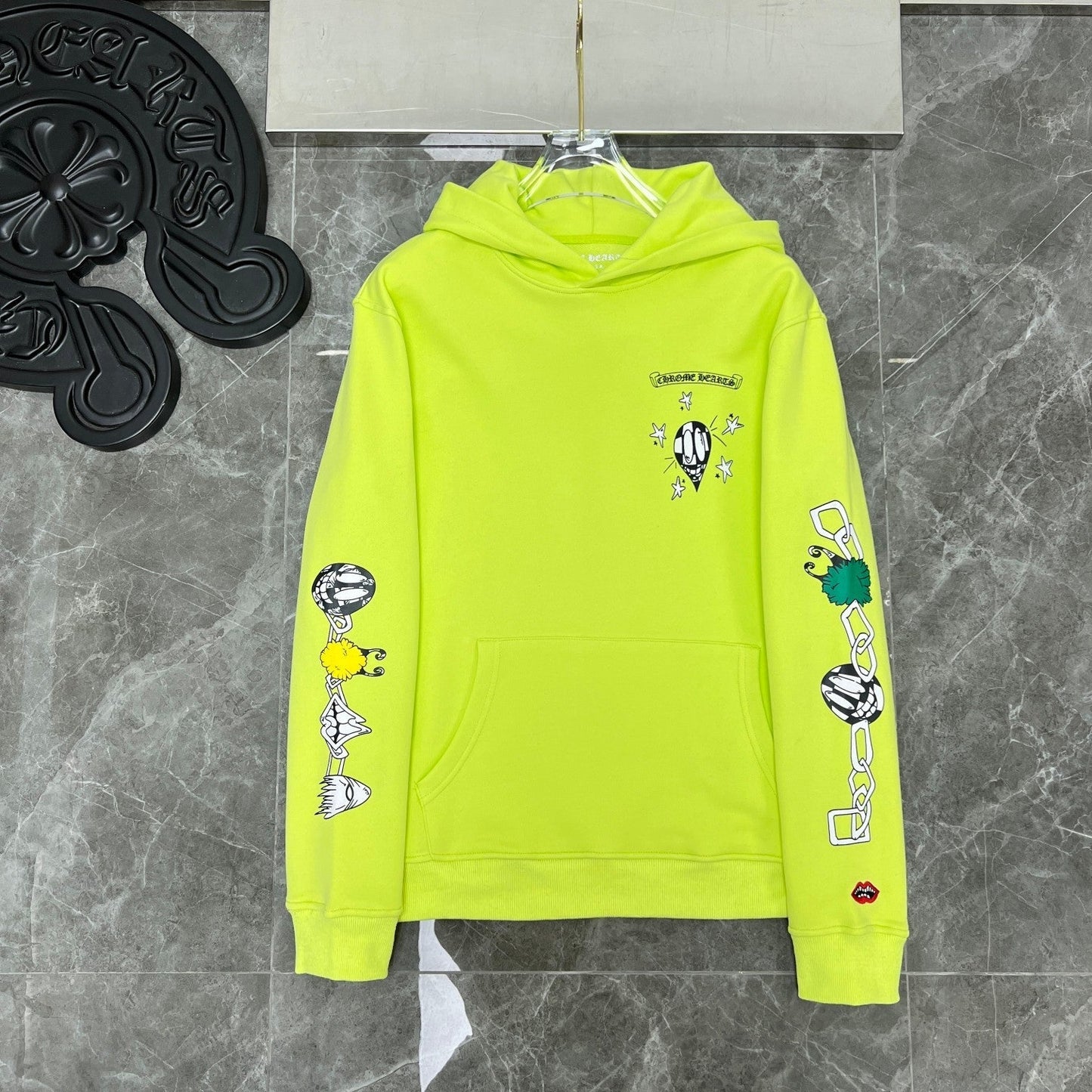 CHH Chrome Heart Hoodie Chrome Hearts Matty Boy Graffiti Smiley Hoodie Sweater