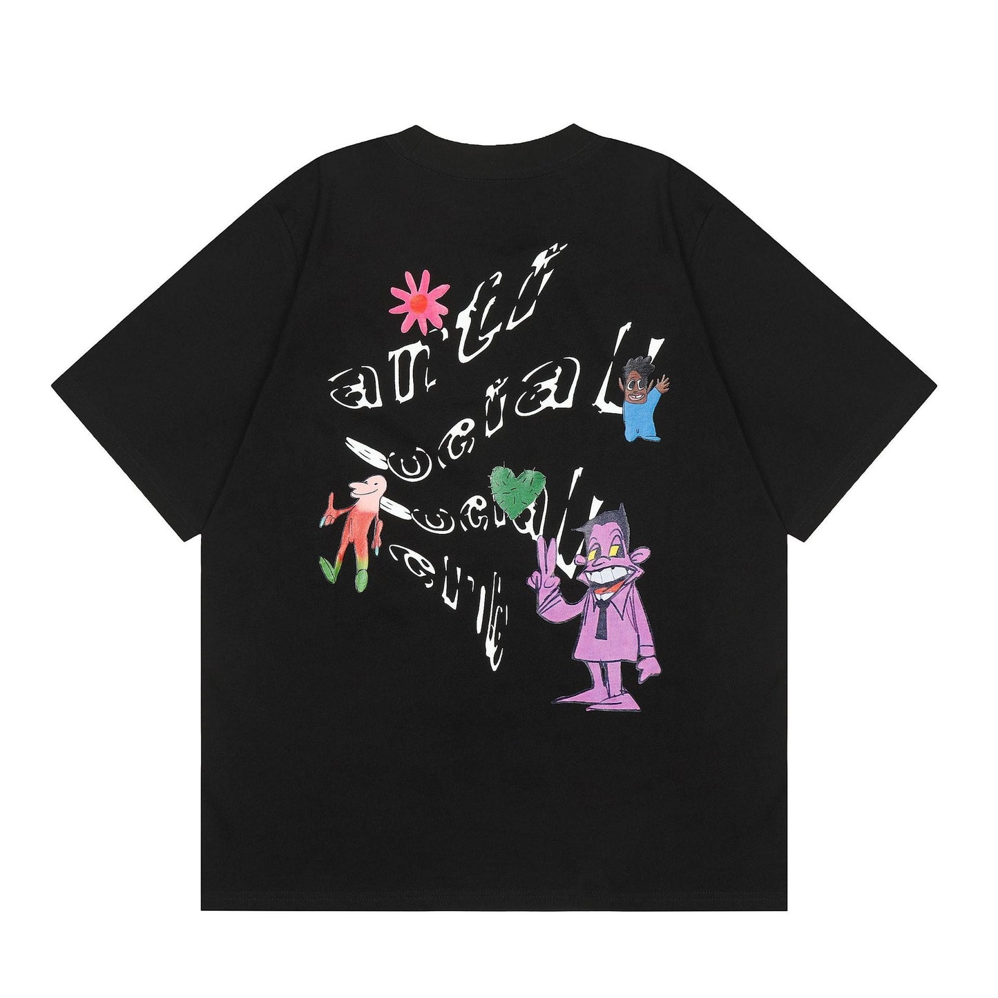 ANTI SOCIAL CLUB T-Shirt Print Casual