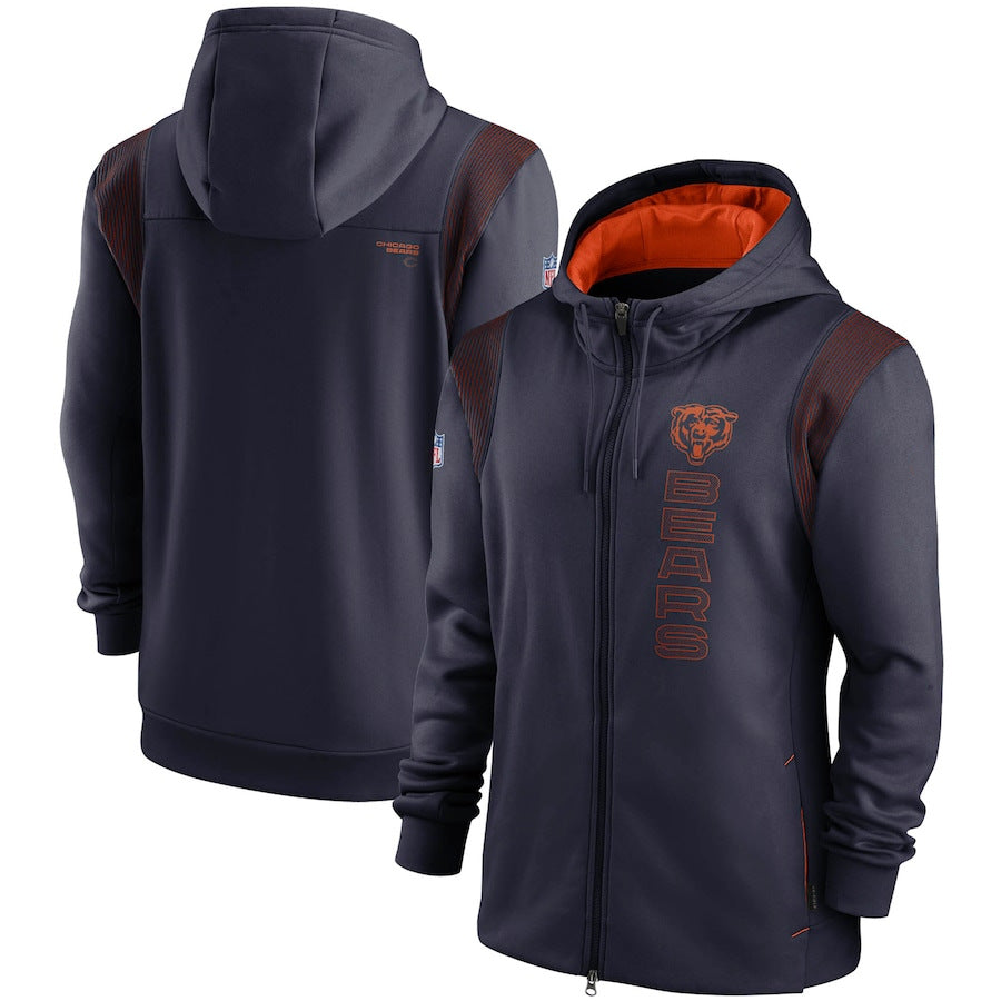 NFL Hoodie NFL Football Jacket Men's Cardigan Zip Hoodie