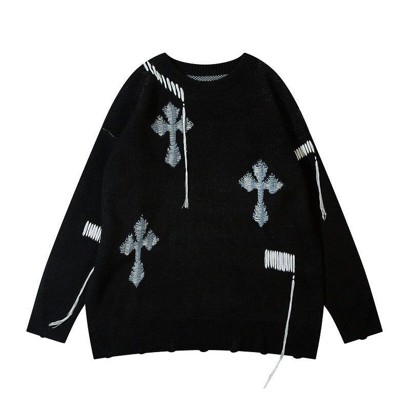 Women Sweater Irregular Sweater Loose Sweater