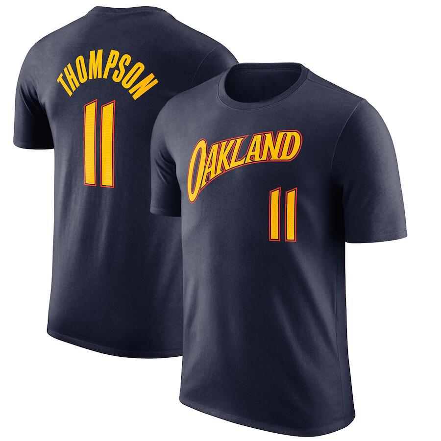 NBA T-Shirts NBAT Shirt Warriors Curry Thomson Green Basketball Jacket Short Sleeve