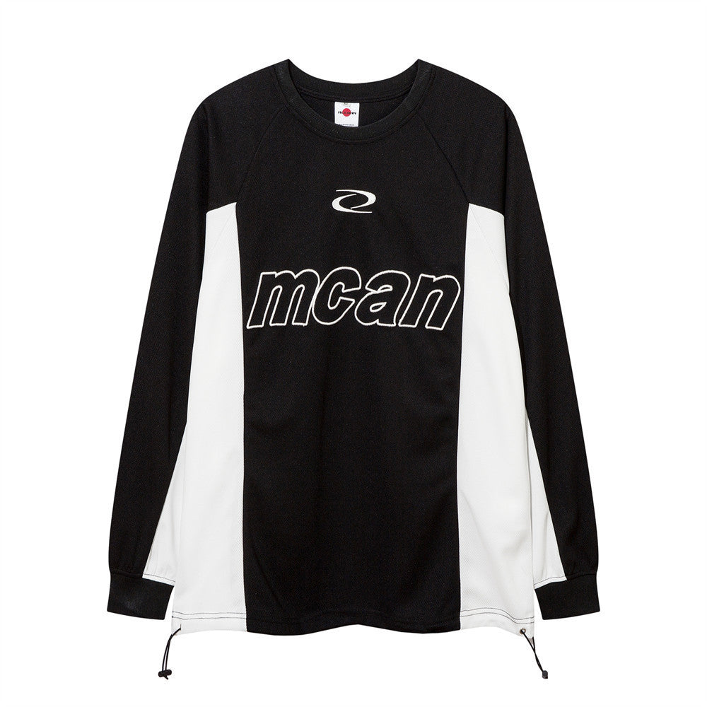 Men Long Sleeve T-shirt Racing Suit Mesh Quick-Drying Sports