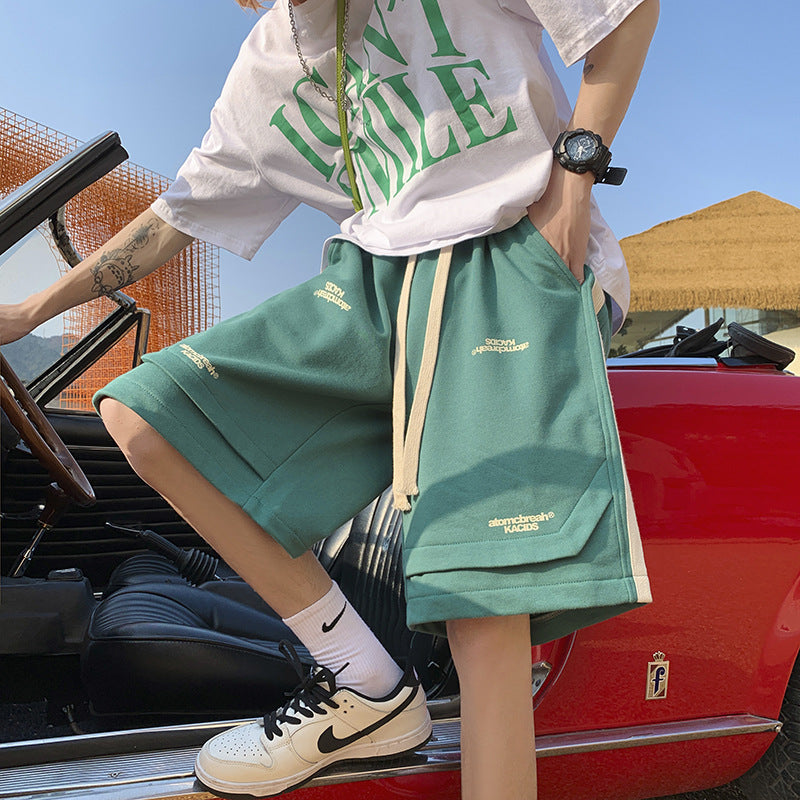 Men Beach Shorts Sports Loose Casual Summer