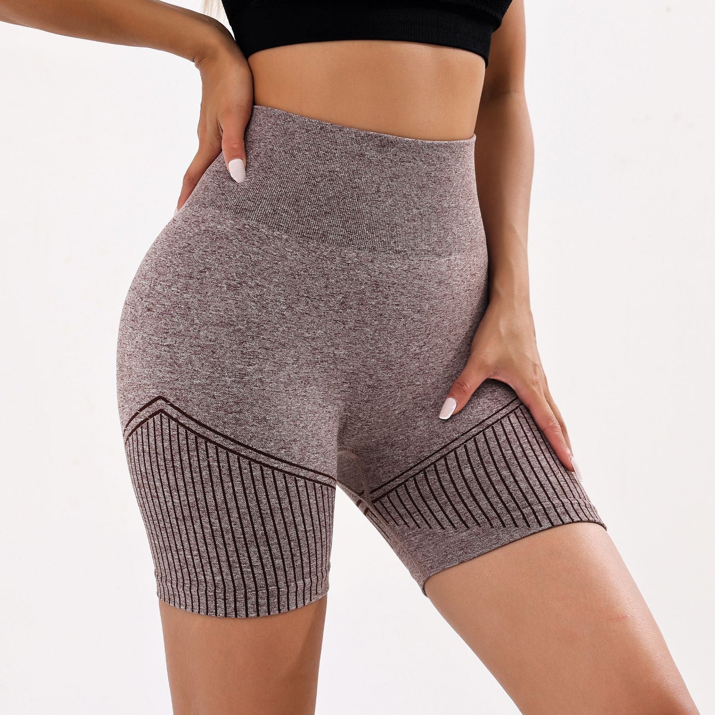 Women Yoga Sports Shorts Quick-Drying Tight Running Workout Shorts