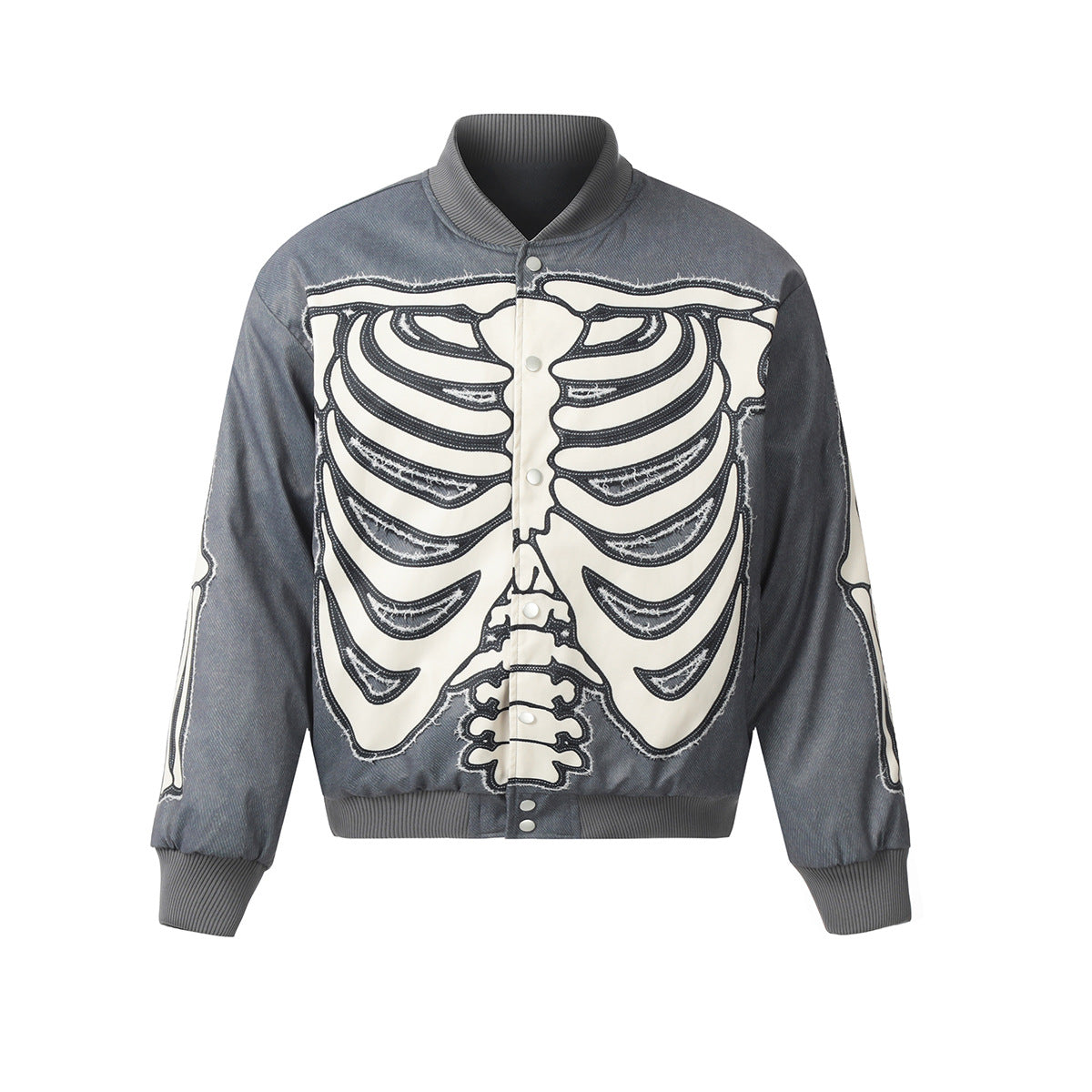 Unisex Baseball Jersey Saint Michael Skeleton Pattern Packet