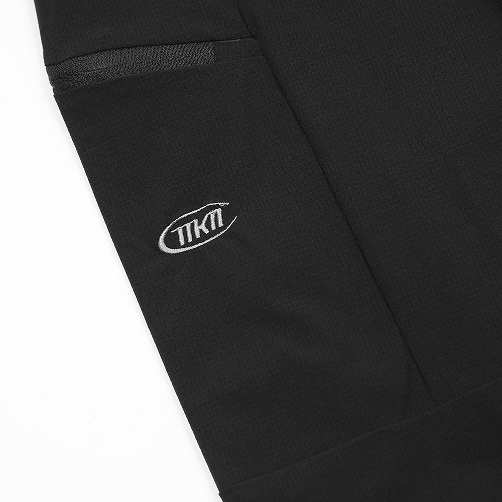 Men Sweatpants Pocket Decoration Straight Casual Pants Wide Leg Pants Sports Trousers