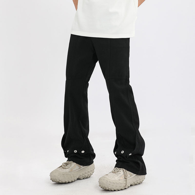 Men Jeans Vintage Flared Jeans