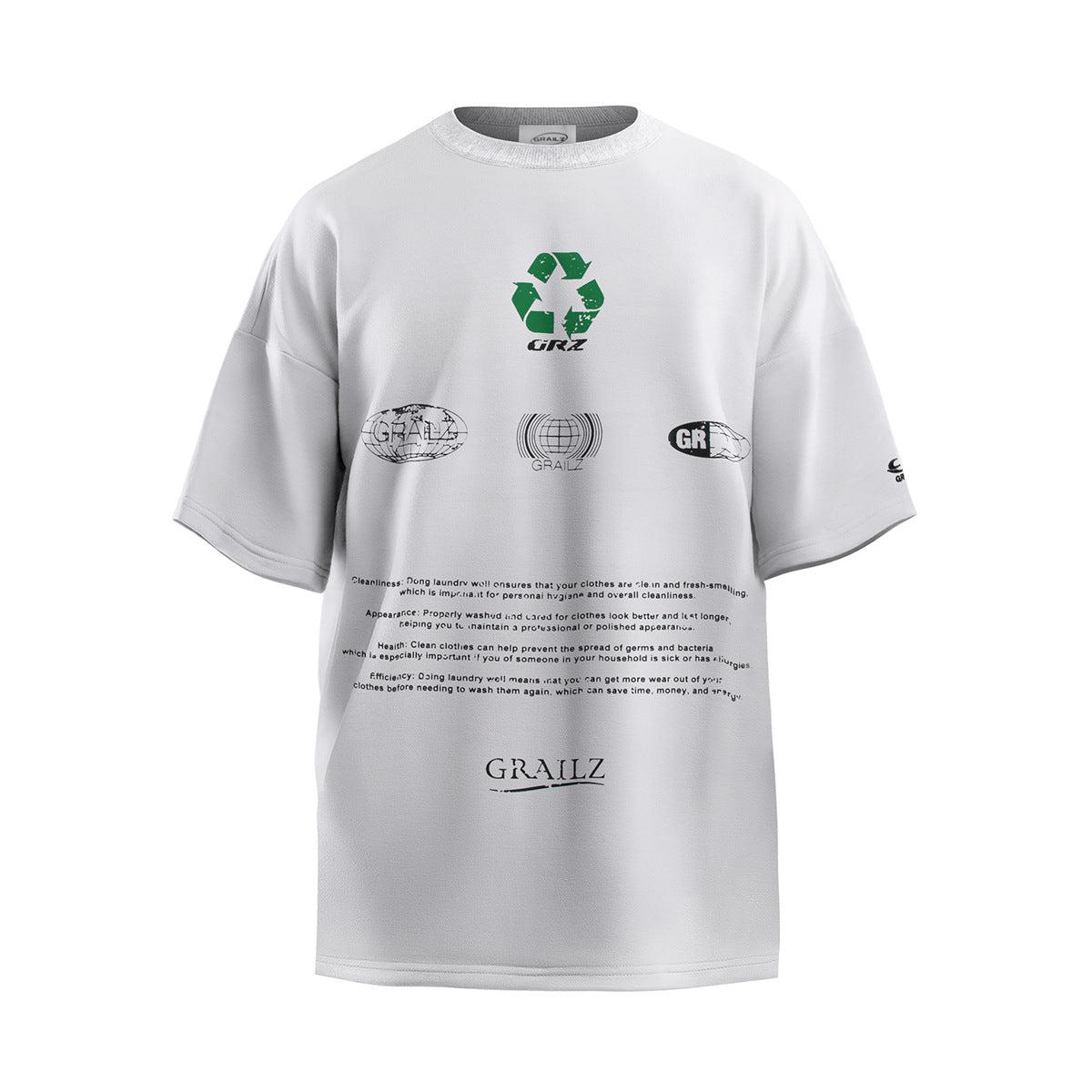 Unisex T-Shirts GRAILZ PROJECT G/R Loose Casual T-Shirt