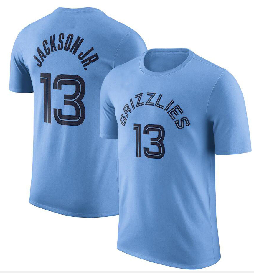 NBA T-Shirts NBA Jersey T-Shirt Grizzlies Morant Basketball Jacket Short Sleeve