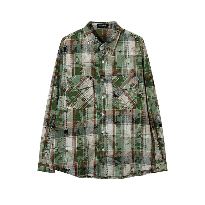 Unisex Vintage Shirt Men's Jacket