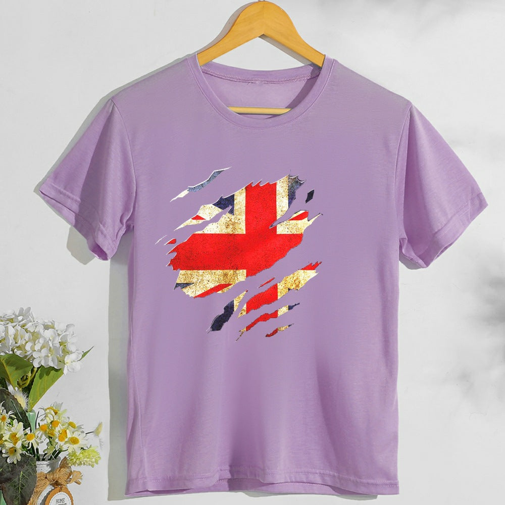 Inspired by Queen's Platinum Jubilee 2022 Elizabeth 70 Years T-shirt Men's and Women's Loose Large Size T-shirt Short Sleeve Summer