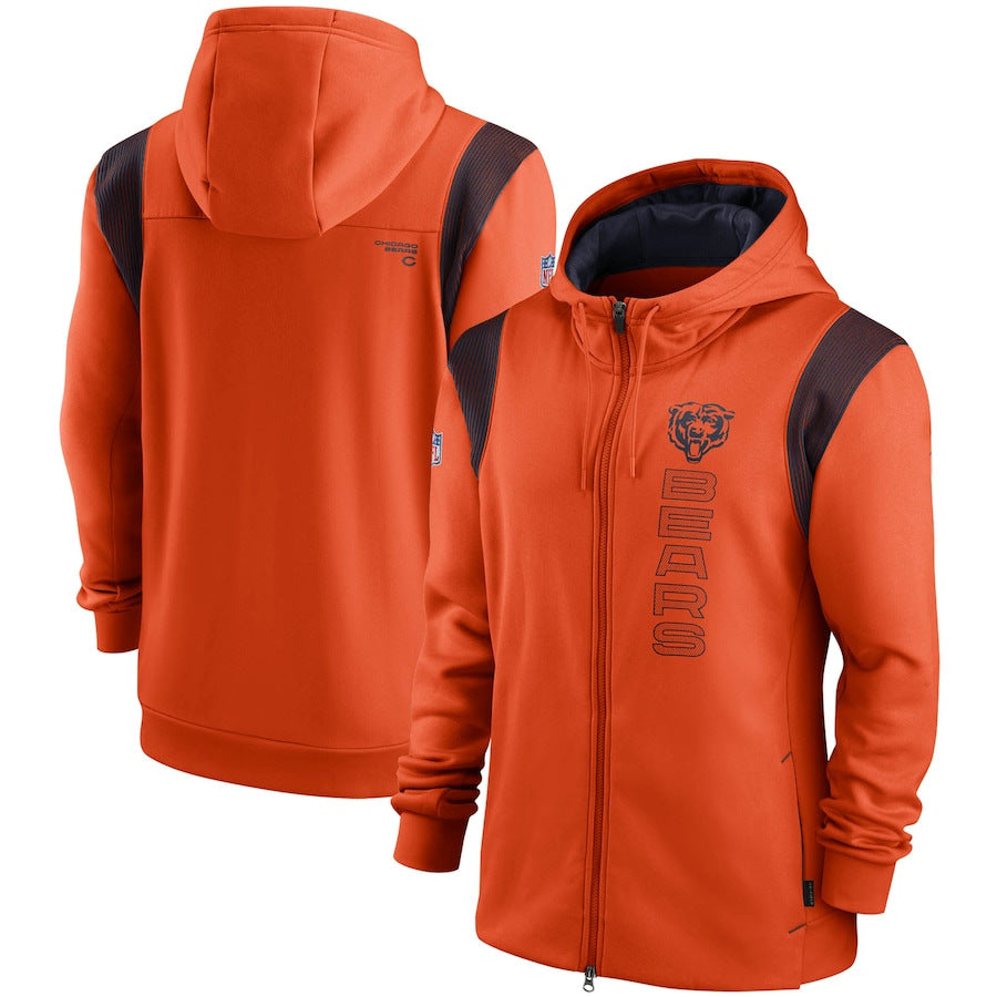 NFL Hoodie NFL Football Jacket Men's Cardigan Zip Hoodie